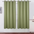 Sage Green Thermal Blackout Curtains (Sage Green / 52"W x 72"L (Pack of 2))