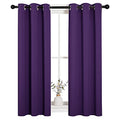 Purple Blackout Curtains 78 inches Long (Royal Purple / 55"W x 78"L (Pack of 2))