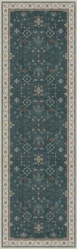 Dark Green Washable Kitchen Runner Rug (2'6" x 8' (Runner) / Dark Green)