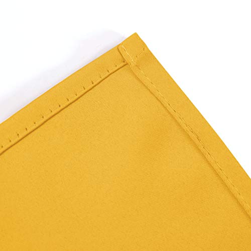 Yellow Thermal Blackout Curtains (Yellow / 42"W x 72"L (Pack of 2))