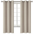 Camel Room Darkening Curtains 63 Inches Long (Camel / 42"W x 63"L (Pack of 2))