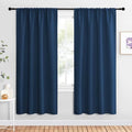 Blackout Curtains for Living Curtains (Moroccan Blue / 42"W x 72"L (Pack of 2))