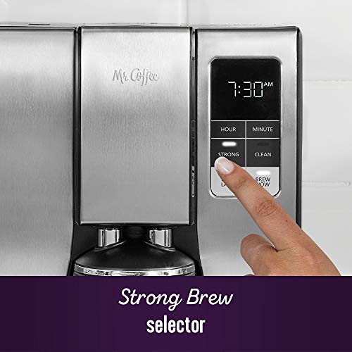 10 Cup Programmable Coffee Maker (Stainless Steel / 10 Cup Thermal Carafe + Strong Brew)