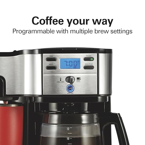 2 Way Brewer Coffee Maker (12 Cup / Black/Stainless Steel)