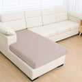 Milk Silk Couch Cushion Covers (Taupe / Chaise Cover)