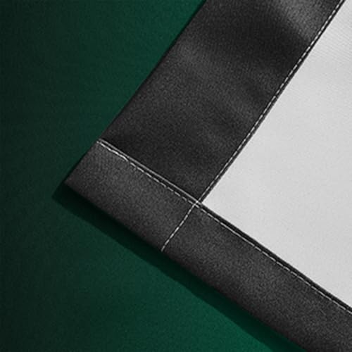 Dark Green Black Ombre Curtains 52x54Inche Long 2 (52"W x 54"L (Pack of 2) / Dark Green and Black)