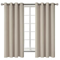 Room Darkening Curtains 63 Inches Long (Camel / 52"W x 63"L (Pack of 2))
