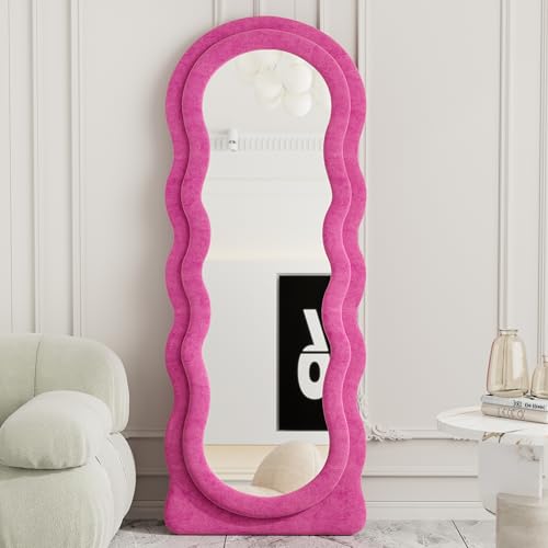 Full Length Mirror (Wavy - Pink)