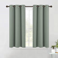 Modern Blackout Curtains Noise Reducing (Sage Green / 42"W x 45"L (Pack of 2))