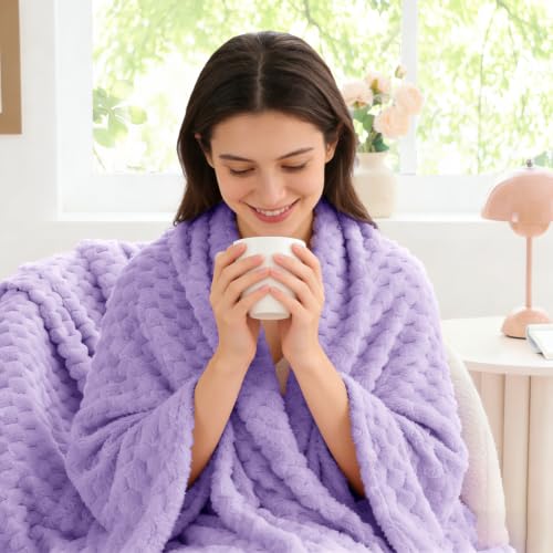 Lavender Large Throw Blanket for Couch (Lavender / Throw XL(50"x70"))