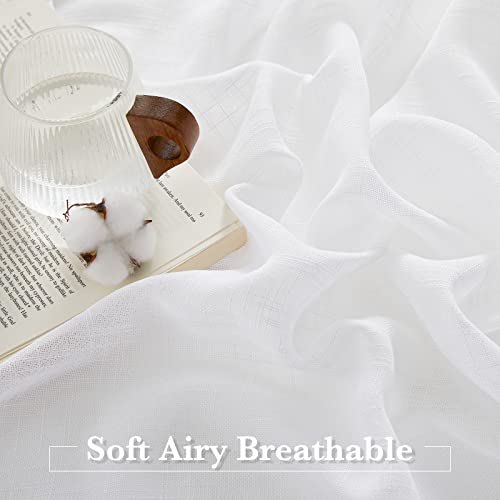 White Curtains & Drapes (White / 70"W x 95"L (Pack of 2))