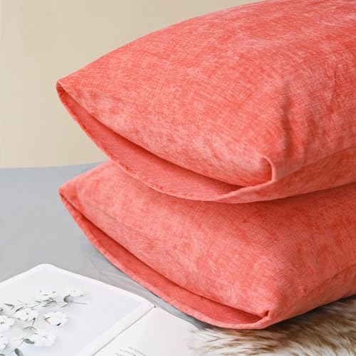 Decorative Throw Pillow Covers 26 X 20 Inches Living Coral (26" x 20" (Pack of 2) / Living Coral)