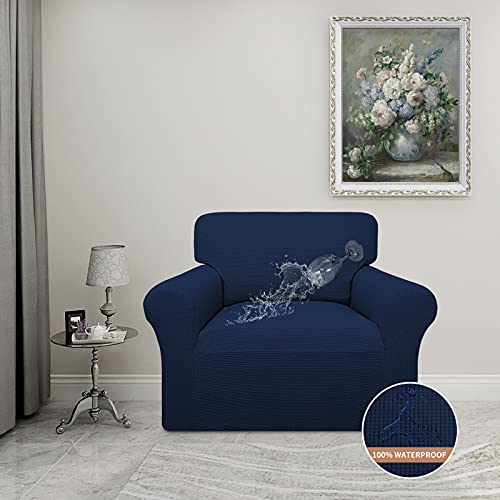 100% Waterproof Chair Couch Cover (Navy / Chair)