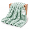 Sage Green Throw Blanket for Couch (Sage Green / Throw (50" x 60"))