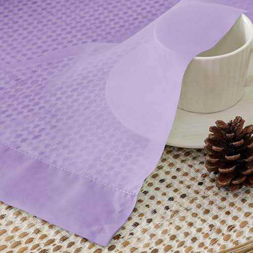 Light Purple Sheer Curtain Panels Pair Sold 96 Inch Length (42"W x 96"L (Pack of 2) / Lavender)