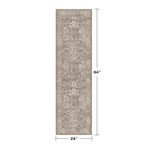 Non Slip 2x7 Moss Green Hallway Runner (Moss / 2' x 7' (Runner))