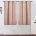 Blush Blackout Curtains (Blush / 38"W x 54"L (Pack of 2))