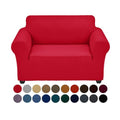 Stretch Chair Couch Cover (Ruby / Small（35" - 55"）)