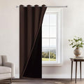 Chocolate Brown Blackout Curtains 84 Inches Long 52" Wide (52"W x 84"L (Pack of 1) / Chocolate Brown)
