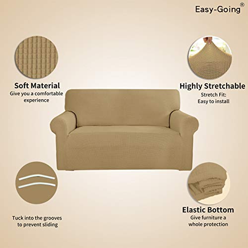 Stretch Couch Covers for Sofa Washable Large Golden (Large Sofa / Golden)