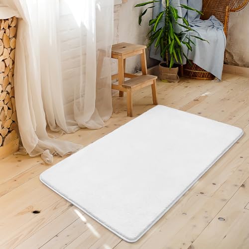 Modern Washable Runner Rugs (2' x 4' (Runner) / White)