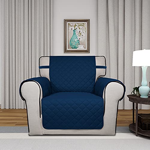 Reversible Chair Sofa Cover Dog Couch Covers for Sofa (Small / Navy/Navy)
