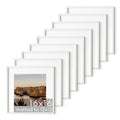 White Oak Wood 16x16 Picture Frames (Set of 09 / White Oak / 16x16 in)