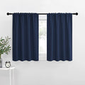 RV Blackout Curtains for Camper Windows (Navy / 34"W x 36"L (Pack of 2))