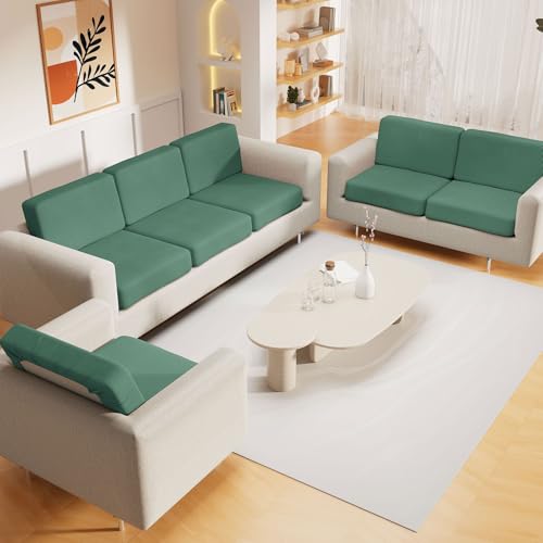 Waterproof Couch Cushion Covers for Pets (Green / Backrest L)