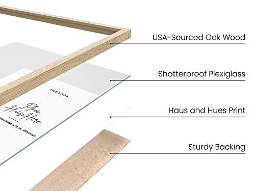 8x10 Natural Oak Wood Picture Frames Set of 15 (Set of 15 / Beige Oak / 8x10 in)