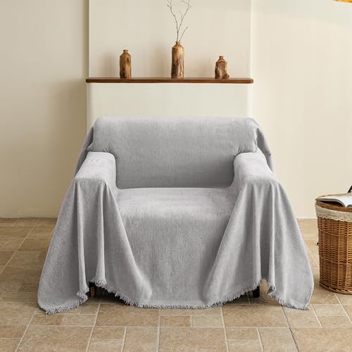 Couch Cover for Sofa (Grey / 71*91 inch)