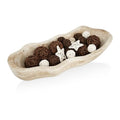 1 Pcs 16 Inch Wooden Wavy Edge Dough Bowl Supplies