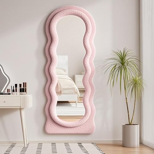 Full Length Mirror (Pink / 63"L x 24"W)