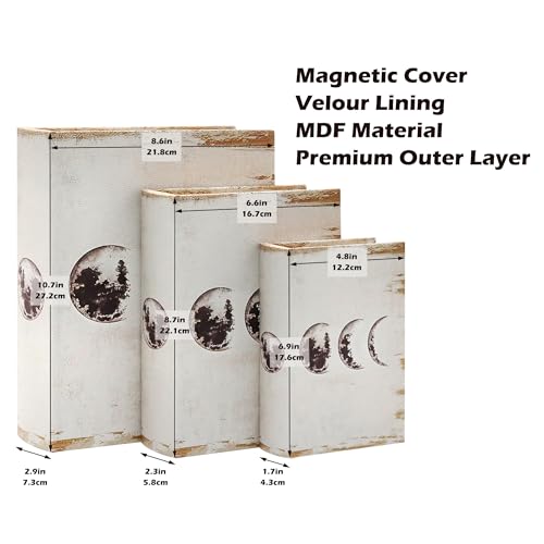 Decorative Book Boxes (Moon)