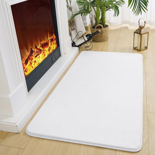 Modern Washable Runner Rugs (2' x 4' (Runner) / White)