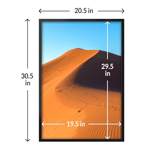 20x30 Picture Frame for Wall Display (Black / 20x30)