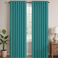 Blackout Curtains for Bedroom (Turquoise / 42"W x 84"L (Pack of 2))