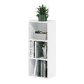 LUDER Book Shelf (White / 3-Tier Cube)