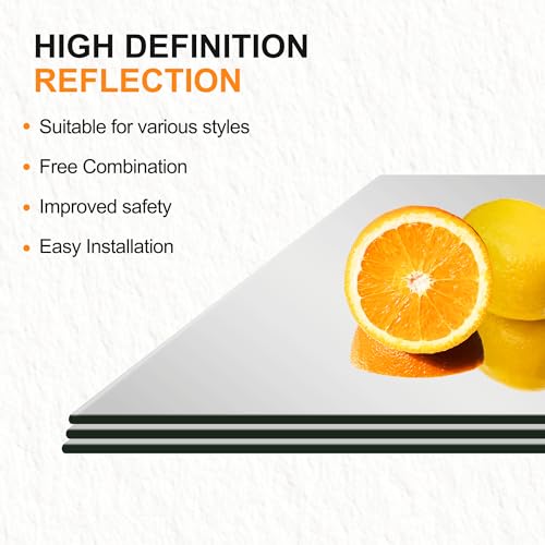Home Gym Mirrors (Frameless / 12" x 12" (16 PCS))
