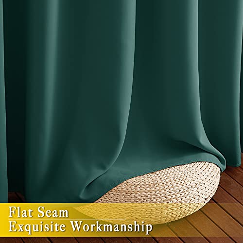 Bedroom Window Blackout Curtain Panel (Hunter Green / 80"W x 84"L (Pack of 1))