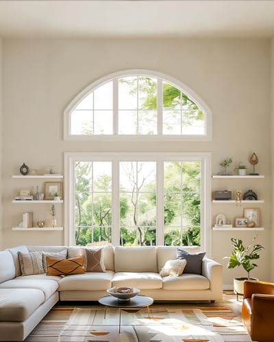 Amada 23.6" Floating Shelves for Wall Decor & Storage (White / 23.6 Inches)