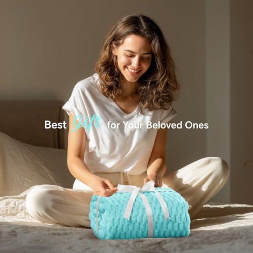 Aqua Twin Blanket for Couch (Aqua / Twin(60"x80"))