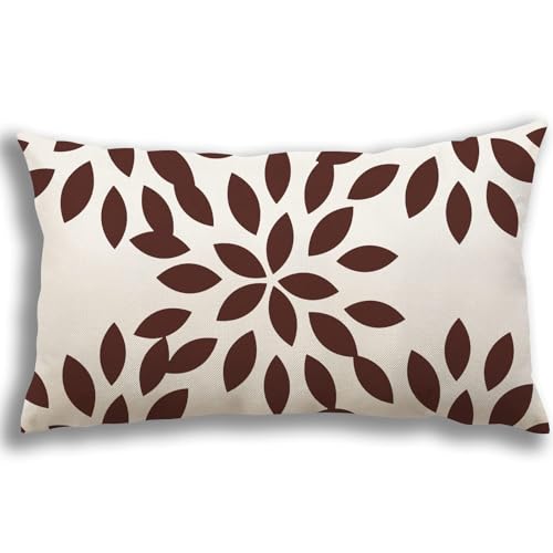 Pillow Covers 12x20 Set of 4 (Coffee / 20" x 12" (Pack of 4))