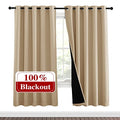 Living Room Completely Shaded Draperies (Biscotti Beige / 62"W x 72"L (Pack of 2))