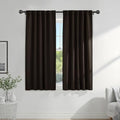Brown Blackout Curtains 2 Panels for Living Room 63 inch Long (Brown / 42"W x 63"L (Pack of 2))