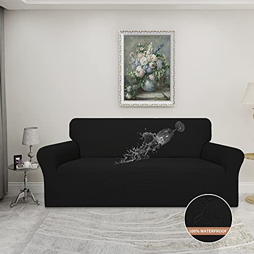 100% Waterproof Couch Cover (Black / Sofa)