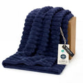 Soft Twin XL Blanket for Bed Dorm Navy Blue 66"x90" (Navy / Twin XL)