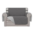 Reversible Couch Cover (Gray/Light Gray / Small-XXL Chair)