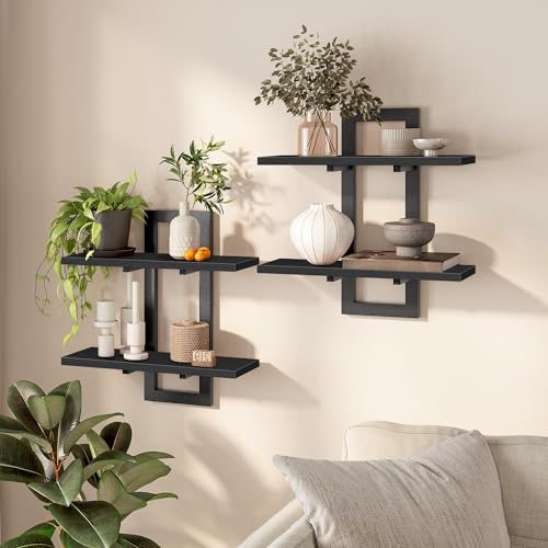 Floating Shelves (Black)