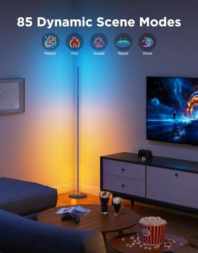 RGBIC Floor Lamp Basic (Blue / 53.7 inches)